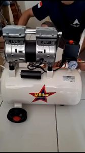 Seperti Kompresor Angin IZUMI OL 0724 Oiless SILENT Oil Less 24L 8 Bar 0.75HP Air Compressor 24 Liter 3/4 HP - Mollar Professional