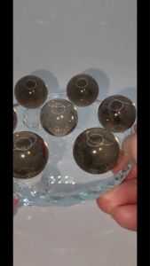 (SG Seller Ready Stocks) Natural Smoky Quartz Seven Stars Array Formation Ornament 天然茶水晶七星阵摆件