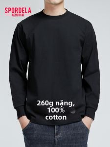 Spordela | Áo Thun Tay Dài Nam Cotton Cân Nặng 260g