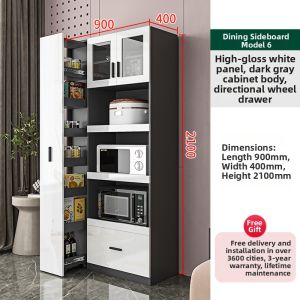 MUCONG | Sliding Multi-functional Kitchen Appliance Storage Cabinet