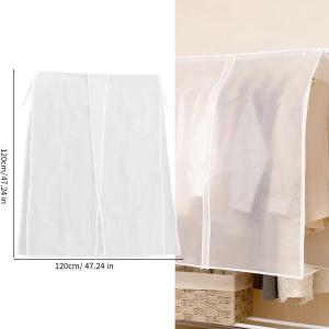 YESPERY Clothing Dust Cover Transparent Dress Clothes Dust Covers Hanging Organizer Waterproof Jacket Coat Wardrobe Storage