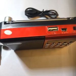 Đài Radio Fm Cho Người Già Linvien L12 Máy Nghe Nhạc Mini Bluetooth Mp3-Usb-Thẻ Nhớ Quà 1 Pin Sạc 18650-H2Pro Tech