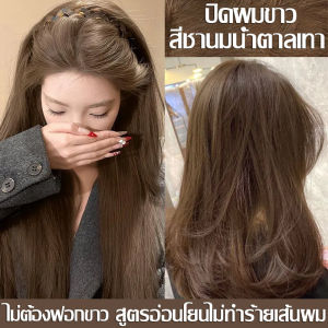 CAYIROM สีย้อมผม 215ml ยาย้อมผม ครีมย้อมผม แฟชั่นหลังการย้อม สารบริสุทธิ์จากพืชธรรมชาติ สีสวย ง่ายต่อการสี ไม่ทำลายเส้นผม ย้อมผม