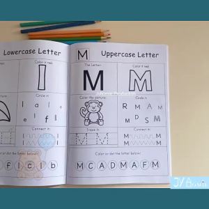 Writing Book English ABC Writing Book for Kids English Number Exercise Book Preschool English Book Buku English Buku Tulis Buku Latihan Buku Kanak