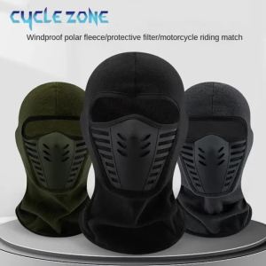 CYCLE ZONE | Winter Thermal Balaclava Ski Mask Windproof Full Face Cover Breathable Fleece Neck Gaiter Balaclava Full Face Mask for Men Women