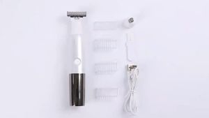 【รับประกัน1ปี】ORRO 4 in 1 เครื่องกำจัดขนไฟฟ้าสำหรับคิ้ว จมูก กำจัดขนบริเวณที่ซ่อนอยู่ของร่างกาย เหมาะสำหรับทุกส่วนของร่างกาย