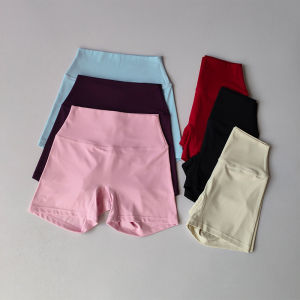 Yoga shorts for women summer high waisted exercise running training three part shorts quick drying fitness pants and outerw