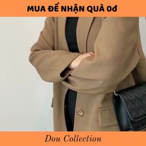 Túi Xách Đeo Chéo Nữ Đẹp Họa Tiết Caro Phong Cách Retro Sang Trọng - Mã XT049