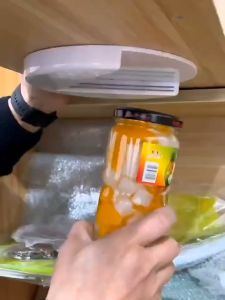 1pc Circular Can Opener Kitchen Cabinet Bottom Cover Bottle Opener Table Bottom Can Opener