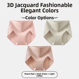 Miiow | Antibacterial High-Waist Pure Cotton Triangle Shorts For Women Long Velvet Cotton High Split Cat Person Underwear 2024 New Style