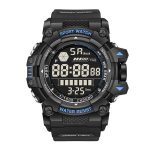 LIGE Fashion FOXBOX Watch Men 5ATM Waterproof Luminous Sport Digital Watch Week and Calendar Quartz Clock + Box