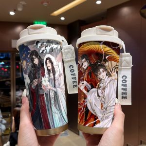 Cốc Cà Phê Đôi Di Động 316 Phong Cách Hoạt Hình Dành Cho Nam Cốc Đựng Nước Cách Nhiệt Cốc Đựng Cà Phê Cốc Đựng Nước
