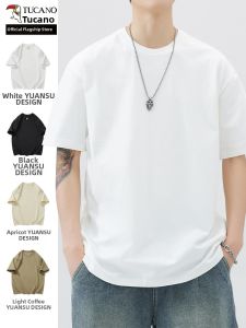TUCANO | Cotton Thin Summer T-Shirts New Loose Round Neck Solid Base Shirt