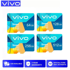 Vivo High Speed Memory Micro SD Card XC Microsd Mobile TF Card C10/512GB/256GB/128GB