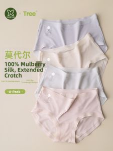 DIEANFEN | Seamless Antibacterial Silk-blend Panties