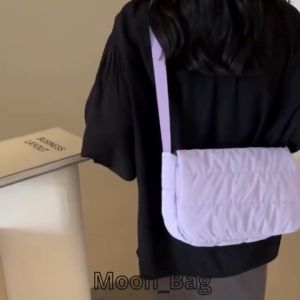 MOONBAG-/ Puffy Bag LUCIA Tas Wanita Slingbag Tas Selempang Bahu Wanita Bubble Pillow Foam Quilted Aesthetic