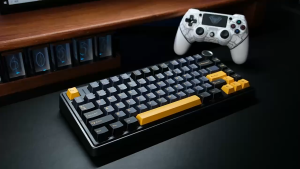 AULA F75  75% Gasket Wireless Mechanical Keyboard Black Contour