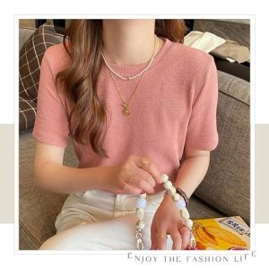 LHSunshine มาใหม่ พร้อมส่ง เสื้อยืดคอกลม แขนสั้น ทรงสวย สวมใส่สบาย ทรงเบสิค แมทช์ง่าย จะใส่เที่ยว ใส่ทำงาน หรือใส่วันชิลๆก็ได้หมด ครบจบในตัวเดียว บอกเลยว่าคุ้มมม