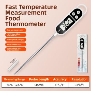 High Precision Electronic Food Temperature Meter for Water and Oil