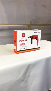 mesin bor tangan impact drill 13mm pw-7713-ed power | bor kuat tembus kayu besi beton tembok | bor listrik bolak balik & tahan lama | alat bor serbaguna untuk tukang & rumah