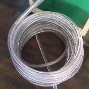 Selang 3/4 Inch Transparan Spring Hose Tebal Plastic Steel Wire Hose PVC Spring Hose Selang Air Selang Bening Kawat 3/4 Inch