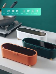 Johor Seller | Kitchen Chopsticks Fork Spoon Storage Box Organizer Drainer Holder With Lid Cover/Bekas Simpanan Sudu garfu/筷子收纳盒