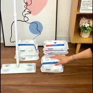 ทิชชู่เปียกถูพื้น ผ้าเปียกถูพื้น แผ่นเช็ดพื้นชนิดเปียก ผ้าเปียกหนาพิเศษ 30*20 CM C151