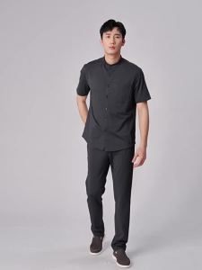 Business Casual Mens Summer Short Sleeve Shirt