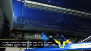 2PCS Truck Side Steps Bar Non-Slip Aluminum Pickup Stirrup Boards Pedals for Ford/Toyota/Chevrolet/Dodge Pickups SUV Car