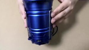 Camping Light 6 LED Solar Camping Lamp Rechargeable Lantern Keimav