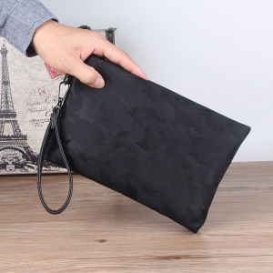 M/Aimuteg Mens Oxford Cloth Camouflage Handbag Mobile Phone Bag Casual Style Handheld Soft Foldable Small Size Leisure Bag