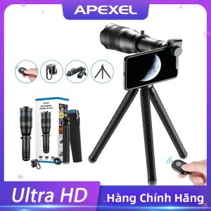 Ống Kính Zoom Tele APEXEL 60X Dành Cho Điện Thoại Di Động Với Kính Thiên Văn Một Mắt Có Thể Mở Rộng Chân Máy Cho Điện Thoại Thông Minh iPhone Samsung Xem Thiên Văn