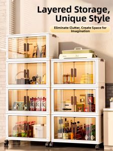 Foldable Storage Cabinet for Home