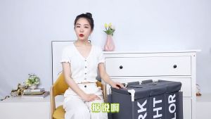 3 Grid Laundry Organizer & Rolling Laundry Basket: The Ultimate Storage Solution