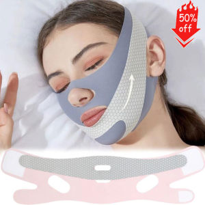 High Quality V Shaped Lift Up Elastic Strap Women Face Beauty Care Bandage Elastic Breathable Facial Relaxation Slimming Band