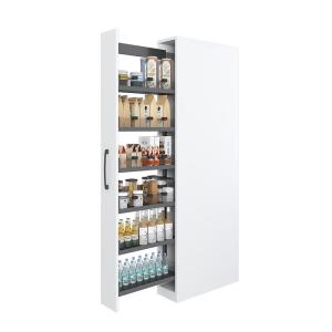 Weimei | Slide-out Refrigerator Side Storage Shelf High Cabinet Snack Basket Narrow Cabinet Slotted Storage Cabinet