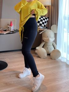 กางเกงโยคะทรงเข้ารูปเอวสูง แห้งเร็ว กางเกงออกกำลังกายสำหรับวิ่ง ใส่สบาย ยืดหยุ่น ไซส์ใหญ่ สำหรับผู้หญิงไซส์ใหญ่