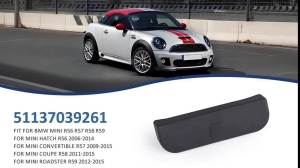 CNSPEED Tay Nắm Cửa Sau Công Tắc Nút Cao Su Nắp Đậy Cho BMW MINI R50 R52 R56 R57 R58 R59 - Phụ Kiện Nút Nhấn