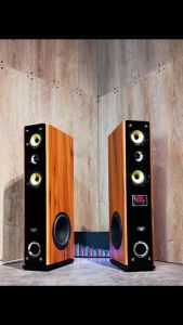 High Power 200W Floorstanding Speakers With Mic for Immersive Home Theater Experience Amplifier