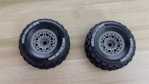 Lốp Xe Tải RC Tỷ Lệ 1/14 Đường Kính Ngoài 64MM Lỗ Lục Giác 12MM Dành Cho Xe ARRMA Mojave GROM Tamiya LC Racing EMB-SC Phụ Tùng Xe Hơi Bằng Cao Su Trục Xe.