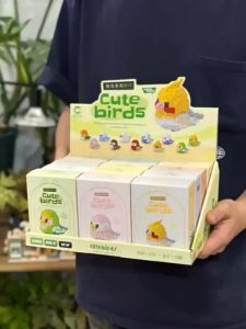 MEKANSM Mainan Partikel Kecil Rakitan Blok Bangunan Plastik Burung Lucu Mini Mainan Edukasi Kreatif Untuk Anak