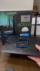 Router Wifi Linksys MR9000X Tri Band AC3000 3 băng tần Tốc độ 3 Gbps (Like New đẹp Full box)