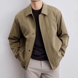 NCE Administrative collar Lightweight Jackets for men Korean style loose business casual Jackets