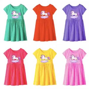 dress termurah gambar kuda poni anak perempuan 2-10 tahun