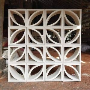 Roster beton rumah pagar kekinian /hiasan dinding /motif varian warna abu putih merah anti tampias