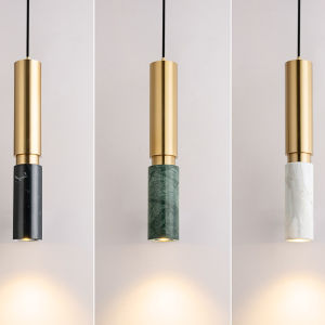 Marble LED Pendant Light Modern Nordic Light Luxury Pendant Lamp Indoor Lighting Home Decor for Living Room Bedroom Hotel