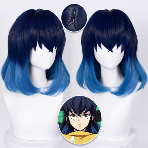 Manga Cosplay Hair Wig Gradual Color Change Realistic Skin Top Piggy Mouth Flat Izumo Cosplay Accessory Hairpiece