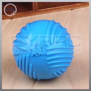 Pet Rubber Chewing Toy Tennis Ball - Durable Bite Resistant Teething Toy for Dogs