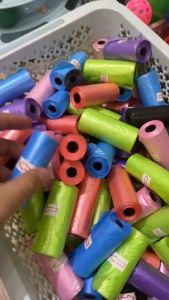 Combo hộp đựng (kèm 1 cuộn 15 túi) túi nilon bốc phân chó mèo Bioline