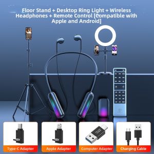 Haomuren | Wireless Audio Card Microphone Headset Singing and Live Streaming Equipment
